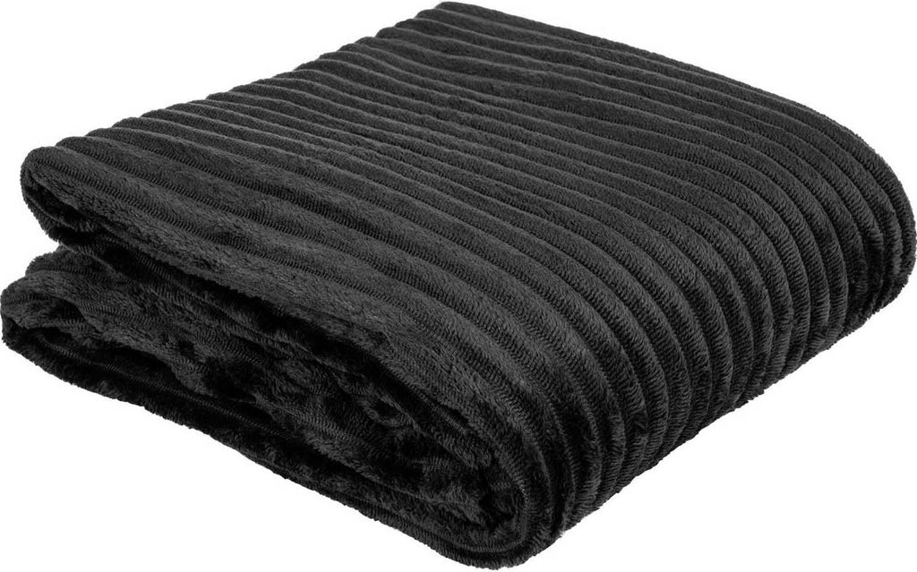 Microfaserdecke Soria Schwarz 150x200 cm 150x200 cm Produktbild 