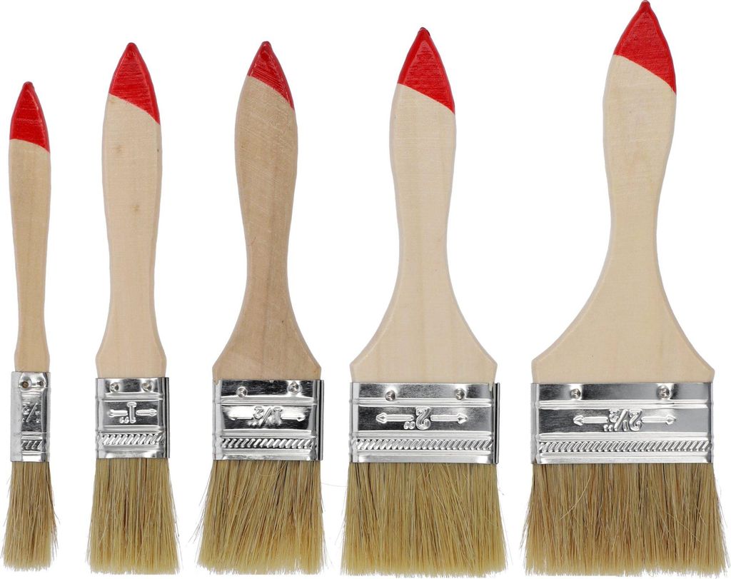 Flachpinsel-Set 5-teilig 13–63 mm Produktbild 