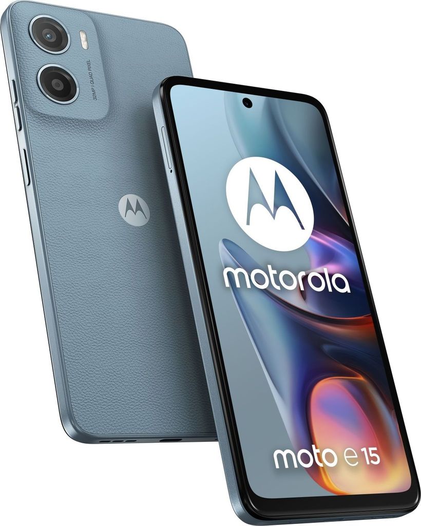 Motorola Moto E15 2/64GB Misty Blue Smartphone Produktbild 