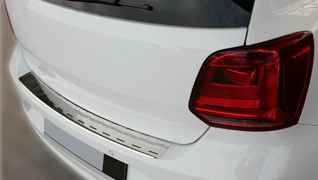 MIT ABKANTUNG LADEKANTENSCHUTZ Edelstahl für VW Polo Typ 6C ab 04.2014-2017