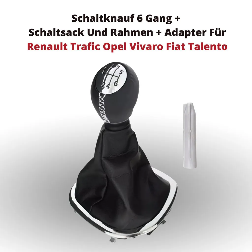 Pommeau de Vitesse de Rechange pour Rénovation Intérieur Opel Vivaro 6V