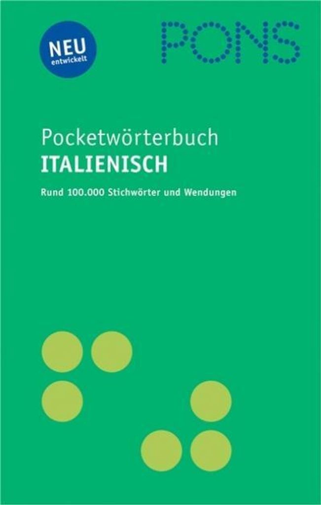 PONS Pocketwörterbuch Italienisch: Italienisch-Deutsch /Deutsch-Italienisch