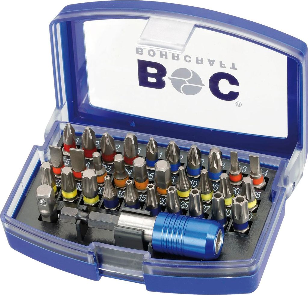 Bitsatz 32-tlg. mit Schnellwechsel-Bithalter Universal Produktbild 