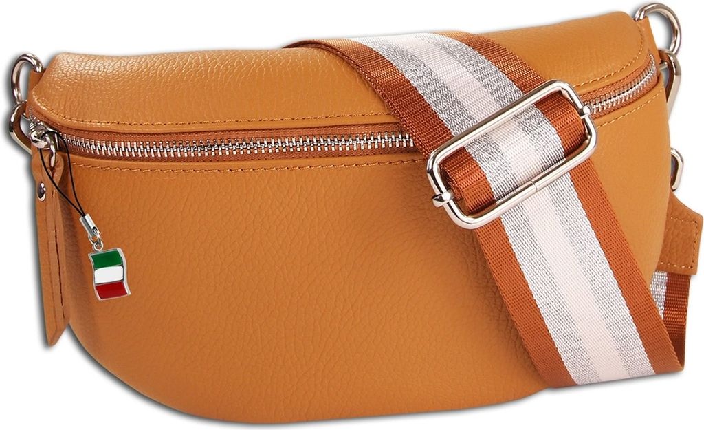 Florence Leder Tasche Gürteltasche braun tan OTM808C
