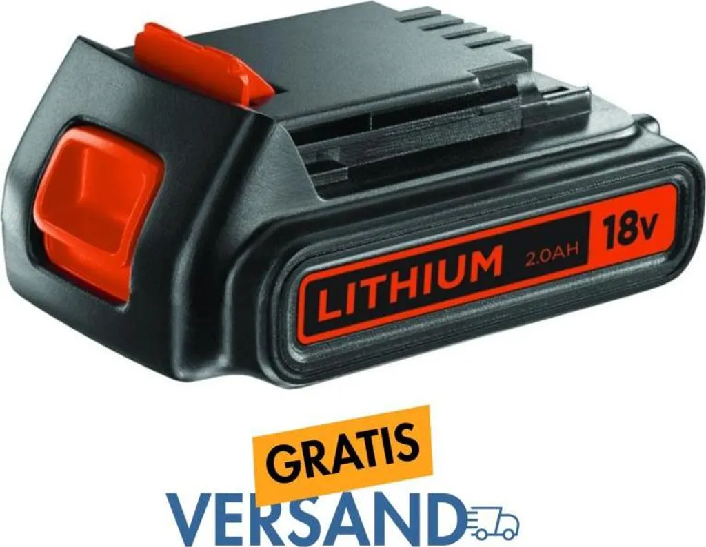 Batterie BL2018 Black&Decker 18V 2Ah Li-Ion haute performance 18V - 7