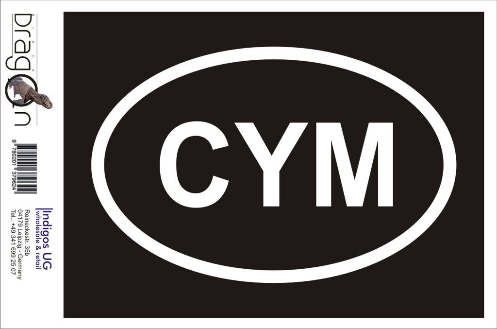 Aufkleber / Autoaufkleber - JDM / Die cut / Auto / OEM - Wales CYm - 160x110 mm gold - Heckscheibe / Heckscheibenaufkleber