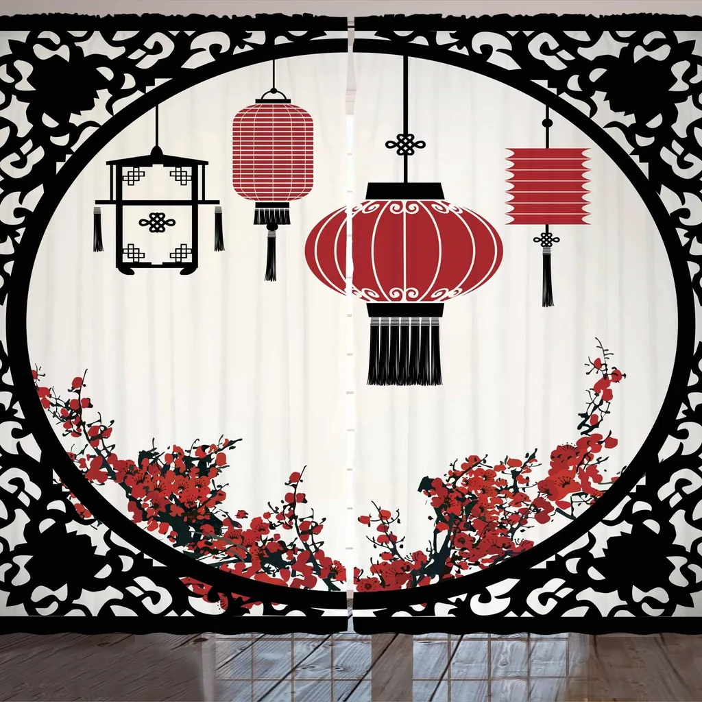 Tenda Decorativa ARANDE Sakura 280x260cm - Ideale per B&B e Hotel