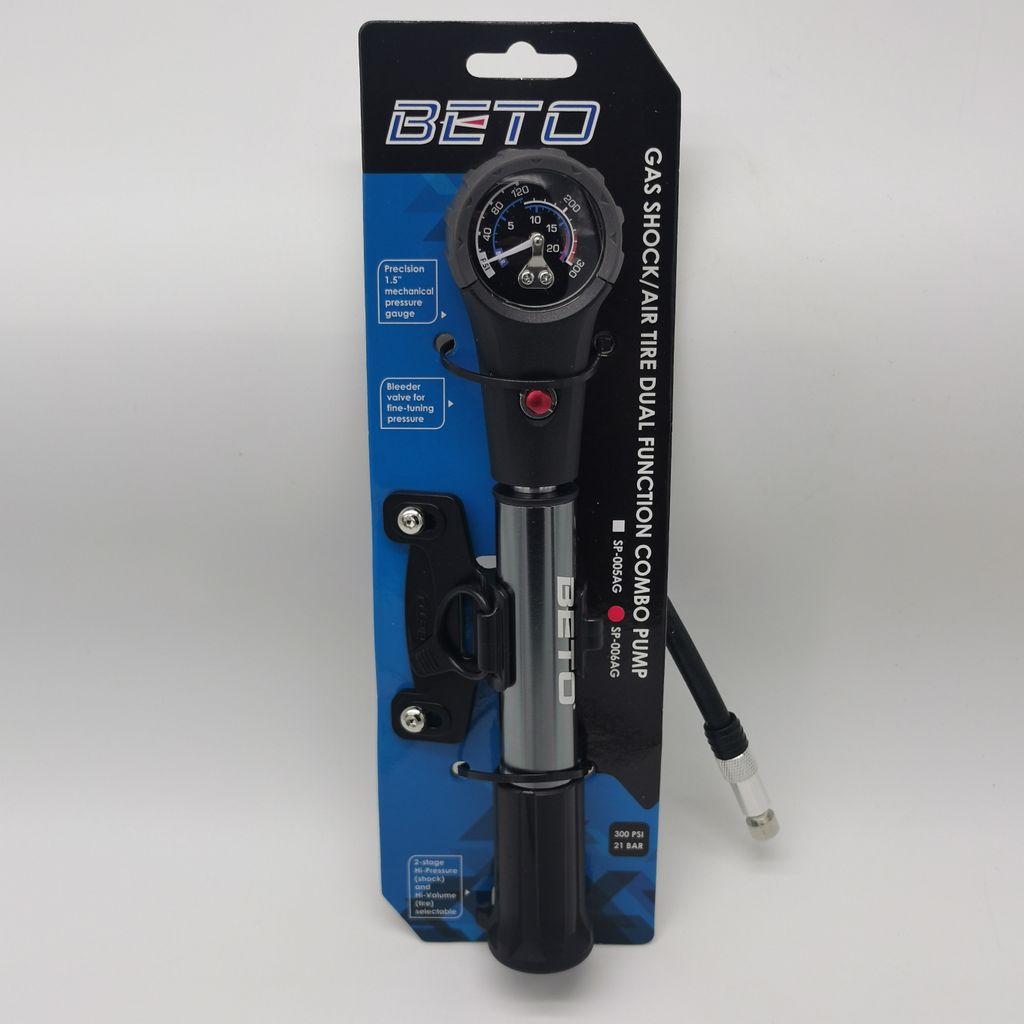 BETO Federgabel-/Dämpferpumpe Luftpumpe SP-006AG Manometer Produktbild 