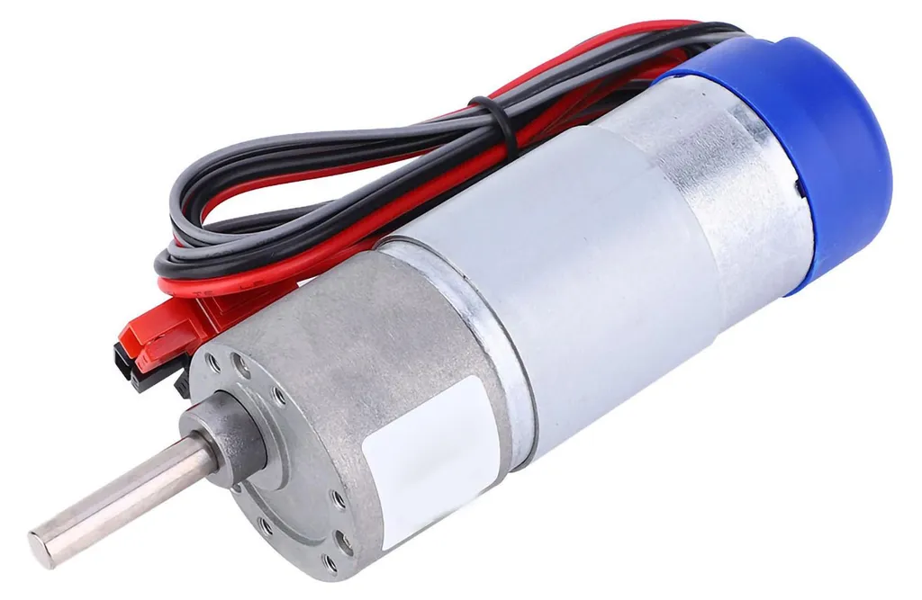 Moteur 100 tr/min 12V CC à encodeur pour kits robotiques et Tetrix - 8