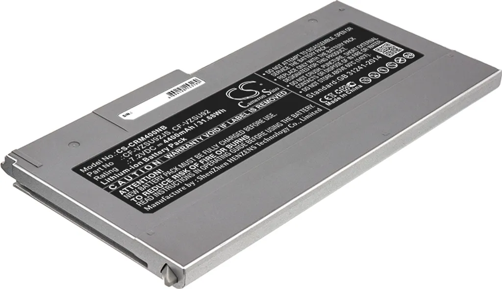 Batteria TECHTEK Panasonic CF-MX3 | Ricambio Li-ion 4400mAh 7.2V