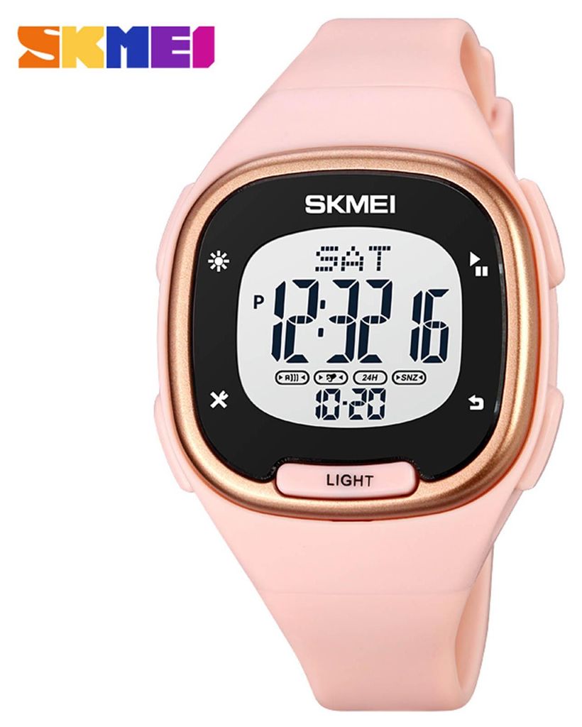 SKMEI 1959 Sportuhren Countdown Doppelzeituhr Wecker Chronograph Tisch Digitaluhren 50 Meter wasserdichte Uhr