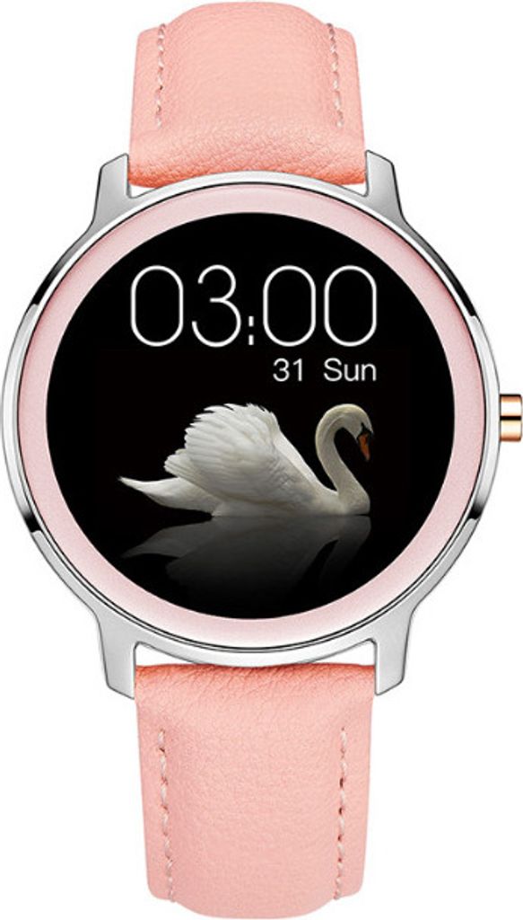 Damen SmartWatch Smartband IP67 Wasserdicht Schlafüberwachung Armband Sport Fitness für Android IOS , Rosa