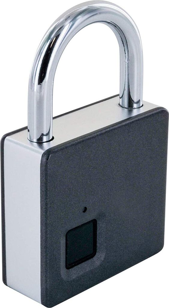 Schwaiger Fingerprint Schloss m. Stahlbügel + Produktbild 2