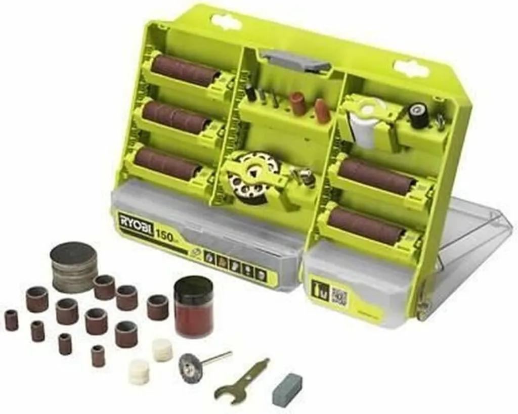 Kit Ryobi 150 Accessoires : Solution Complète pour Outils Rotatifs