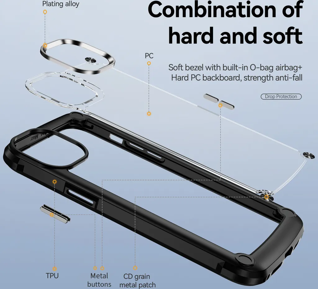 Azororo Cover per Xiaomi Redmi Note 13 4G, Premium PU Pelle