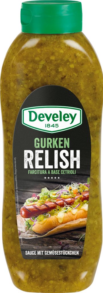 Sos ogórkowy z chrupiącymi kawałkami warzyw Develey 875ml Zdjęcie produktu 