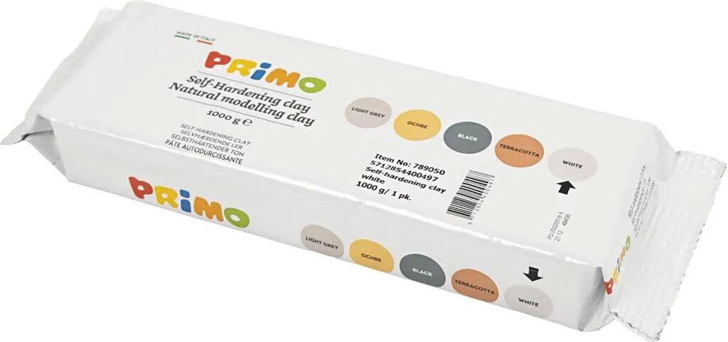 SIO-2 Color Plus Selbsthärtender Ton – 500 G, Leuchtendes Rot Für Modelliervielfalt