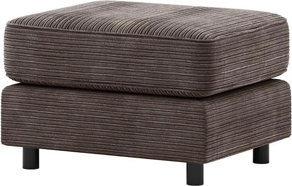 Pouf géant Dillon marron pour coin lecture et détente au salon