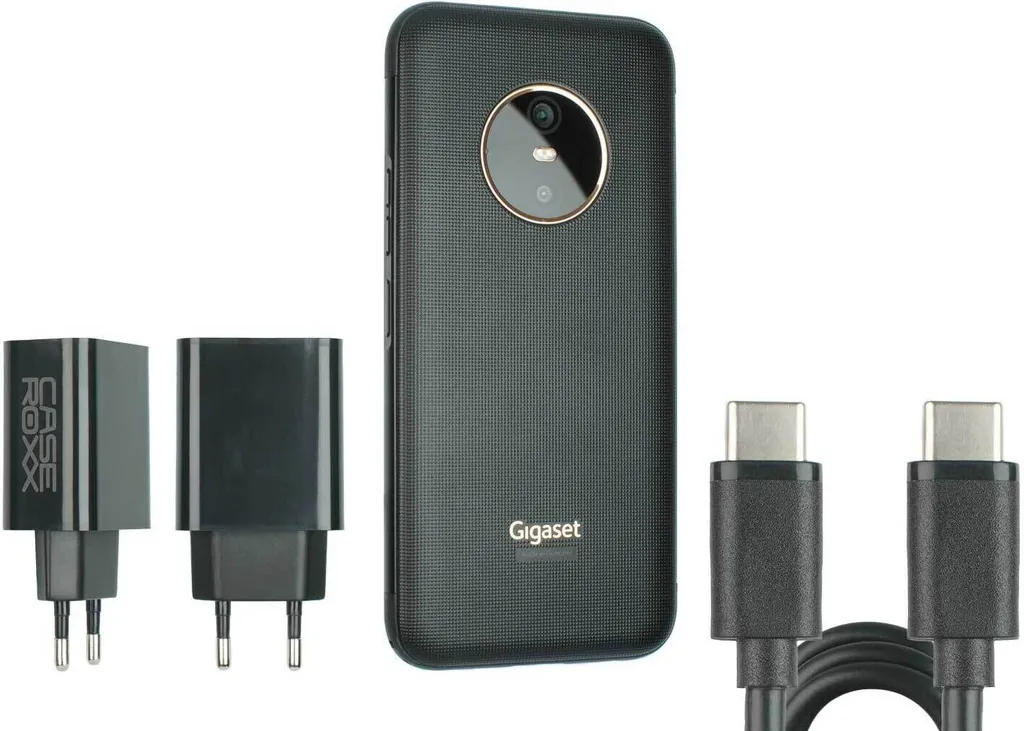 Caricabatterie caseroxx 20W USB Type-C PD per Gigaset GS4 GS5 GX6 Pro