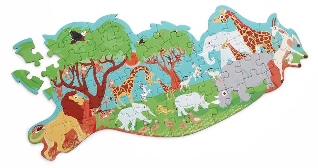 Konturpuzzle Safari 60 Teile