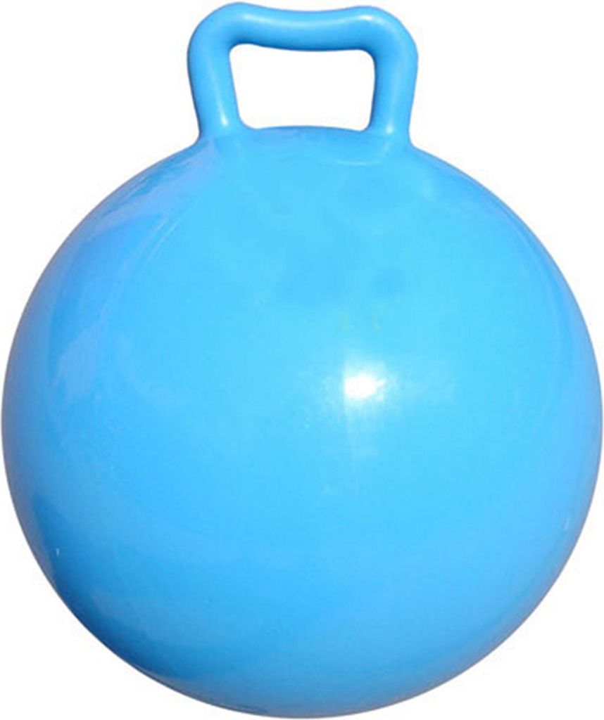 Reiner farbiger aufblasbarer springender Ball für Kinder, springender Hopfen mit Griff für Erwachsene und Kinder, Übungsspielzeug