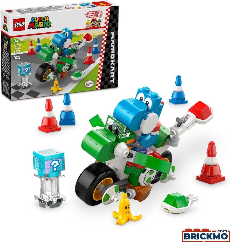 LEGO Super Mario: Mario Kart — Yoshi Bike, Zabawka dla