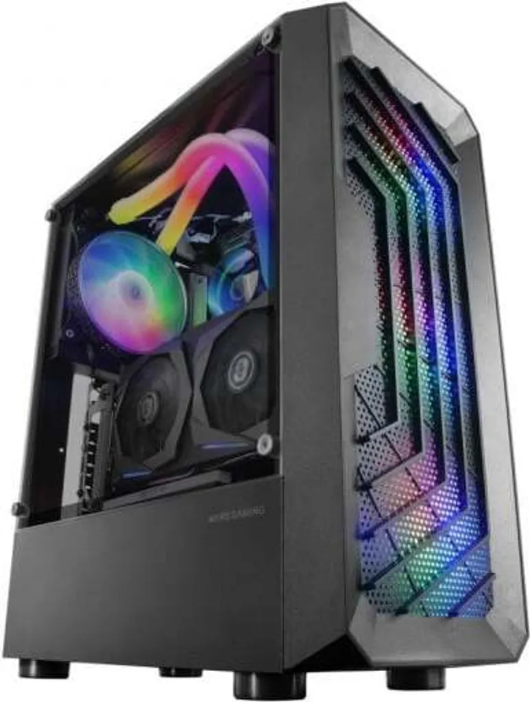 Mars Gaming MC-TOR Semitower Nero - Design Mesh e 3 Ventole FRGB - 2