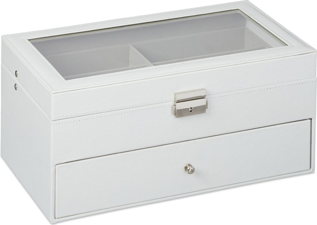 relaxačná krabička na okuliare biela 33,5 x 19,5 x 15,5 cm Obrázok produktu 10
