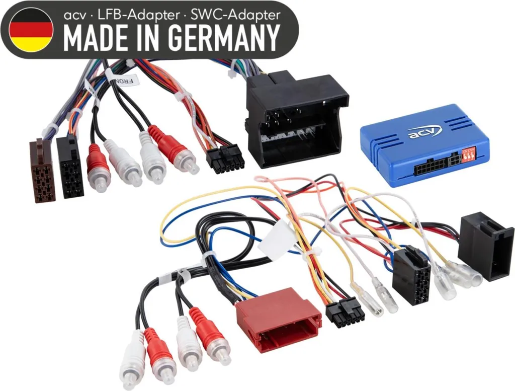 Faisceau Commande au Volant Audi Seat avec Conversion ISO Quadlock RCA