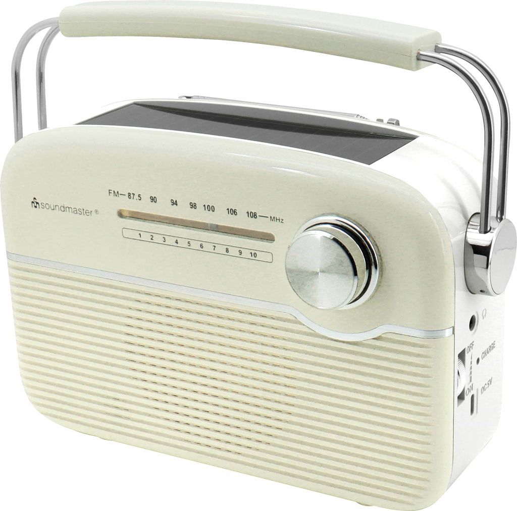 Soundmaster TR480BE tragbares Radio mit Solar und Lithium Produktbild 