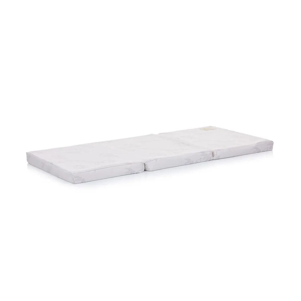 Matelas de voyage bébé 120x60 pliable et portable finition bambou