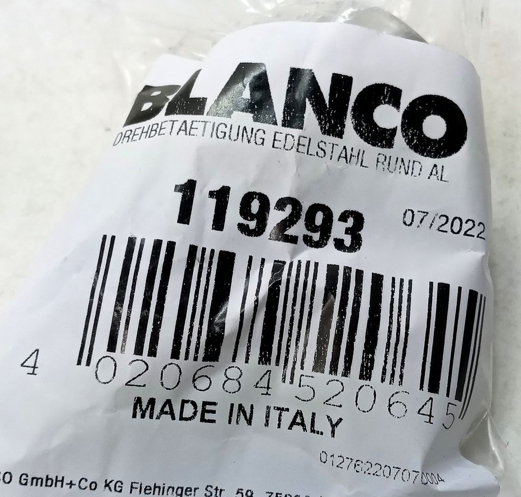 Blanco Drehbetätigung passend zum Nachrüst-Set InFino mit Produktbild 5