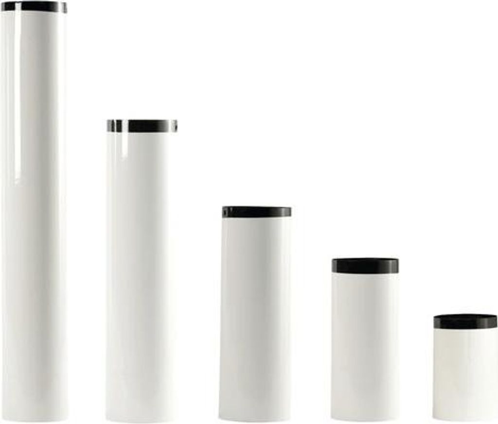 Ofenrohr Bertrams Ø 120 mm emailliert weiß 0,75 m Produktbild 