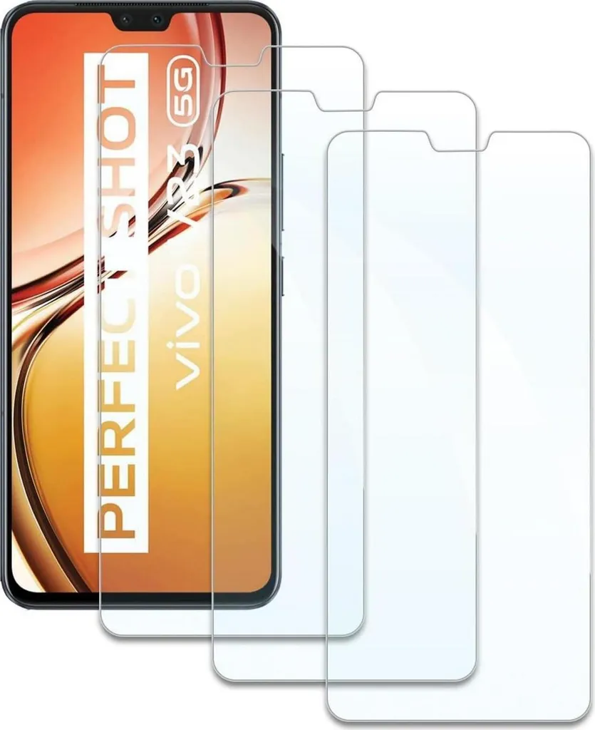 Protection Écran Vivo V23 5G Verre Blindé 9H Anti-Rayures - Pack de 3