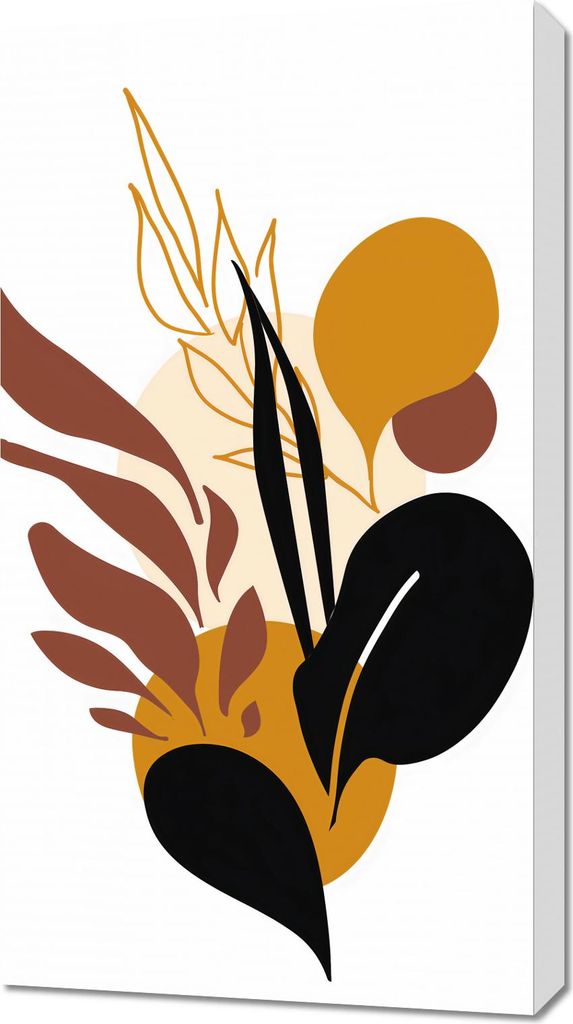 Bild 50x90cm Ruhe in der Dunkelheit