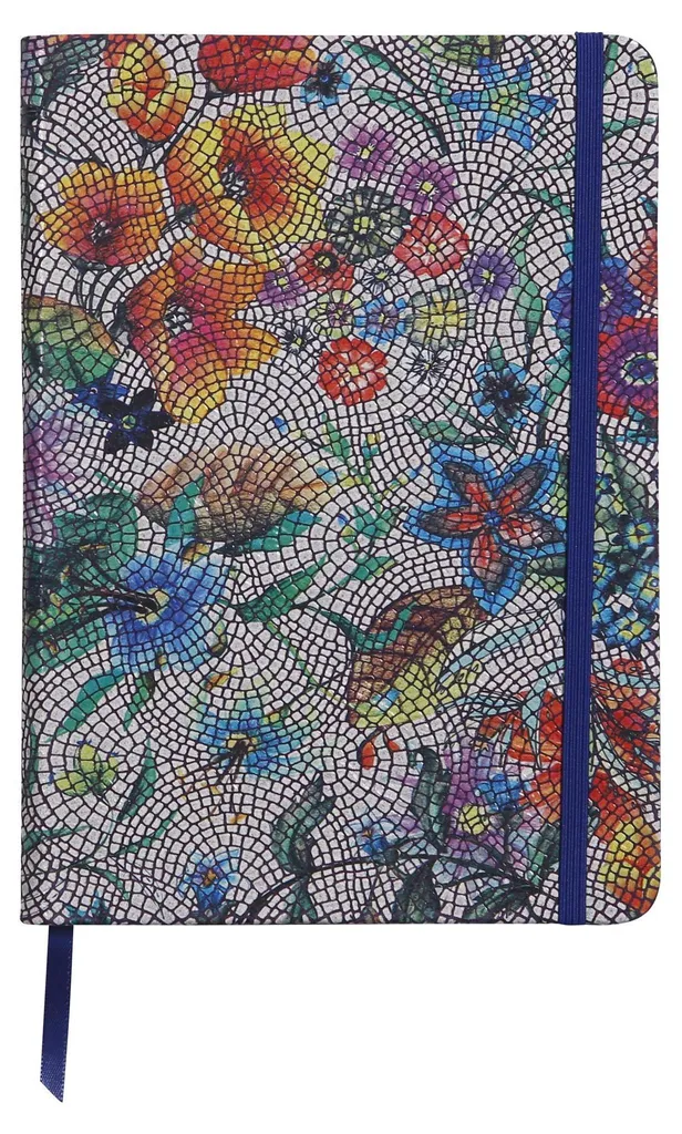 Clairefontaine CÉL Carnet A5 souple 72 feuilles lignées motif fleurs