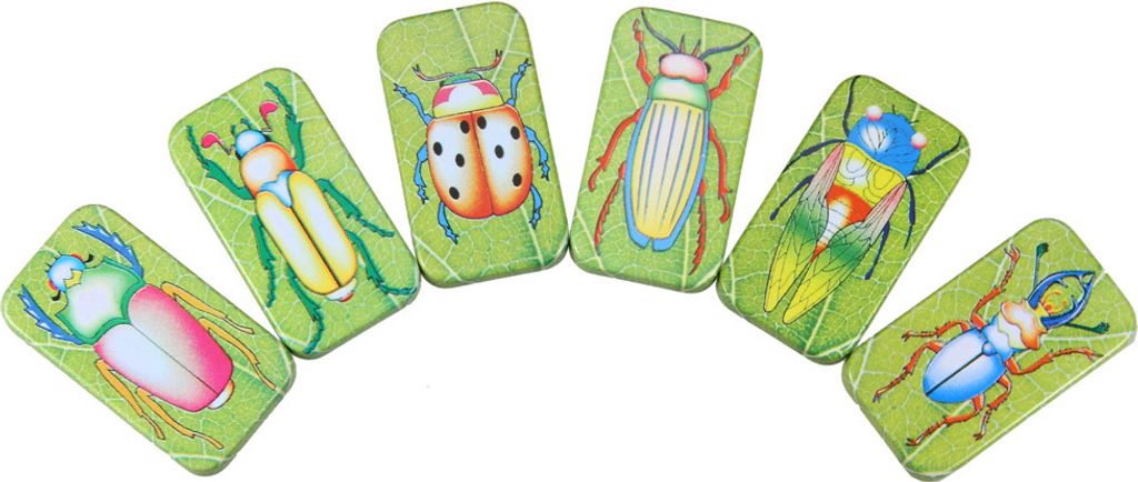 Knackinsekten, Clicker, Knackkäfer im 6er Set, aus Blech, Produktbild 