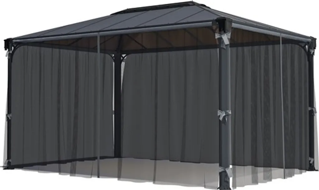 Moustiquaire Canopia Palram pour Pavillon Martinique 4300 en Gris