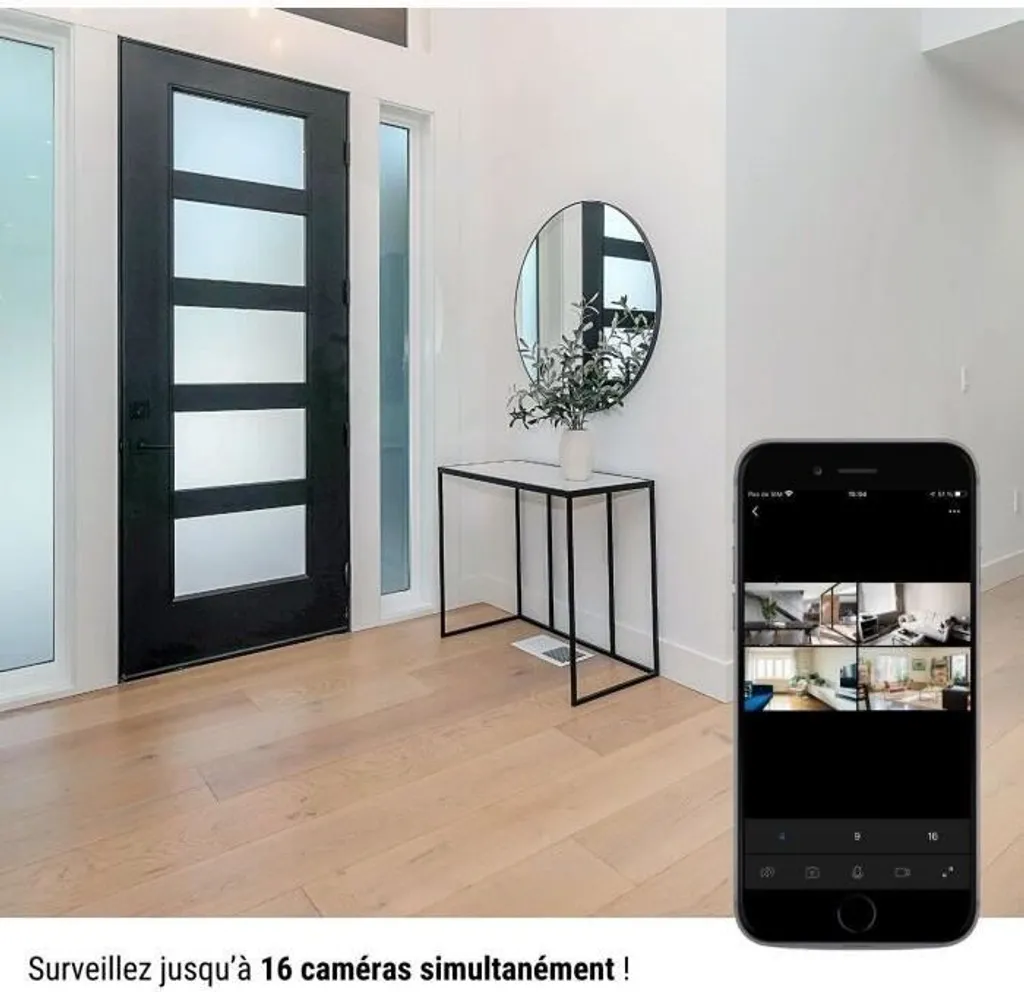 Caméra intérieure Wi-Fi Konyks Camini 2 avec Détection de Mouvement