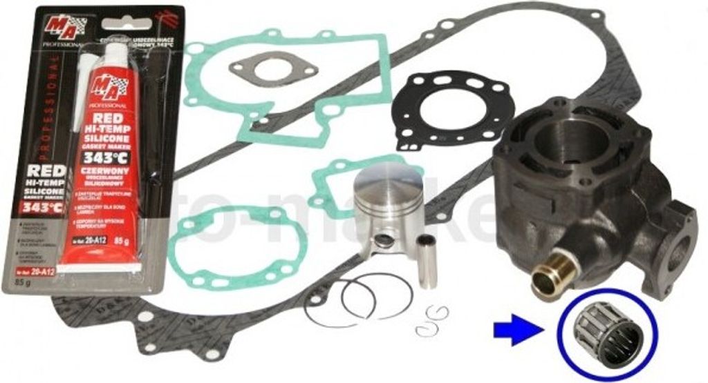 50 Zylinder KOLBEN Dichtung Satz KOMPLETT für Aprilia SR 50 Sport Morini 00-03