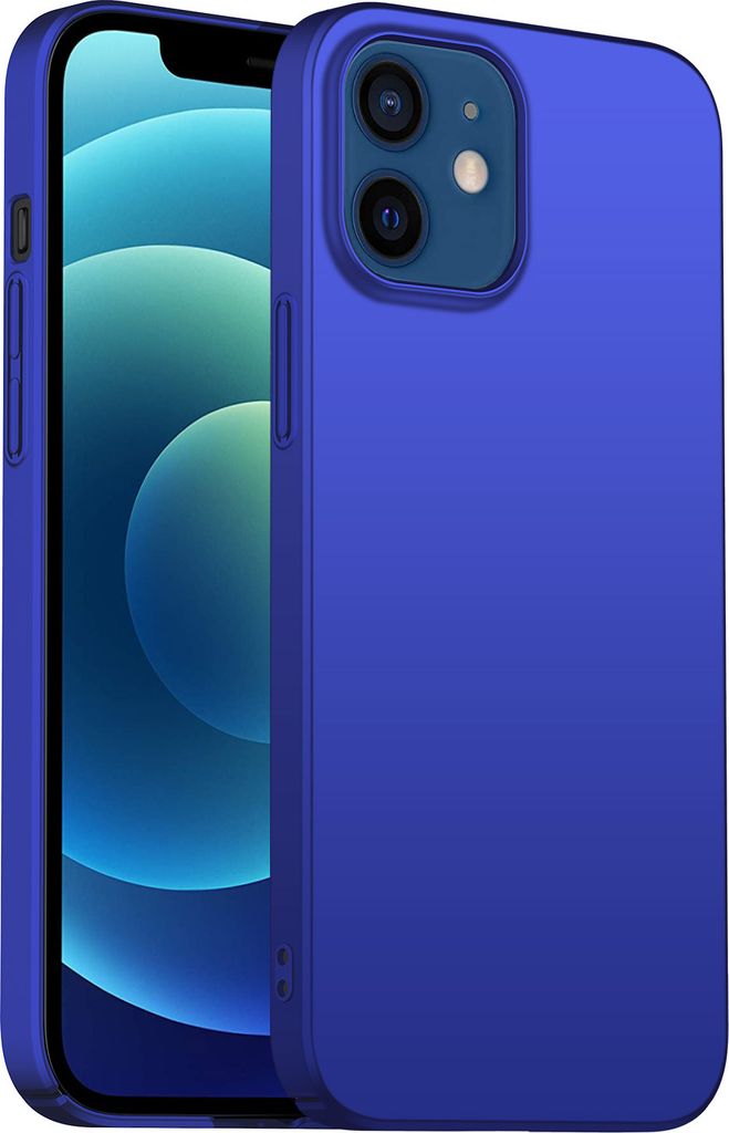 iPhone 12 Mini Hülle, LaimTop Ultra Dünn Hart PC Matt Handyhülle Anti-Slip Anti-Fingerabdruck Schutzhülle für iPhone 12 Mini Blau