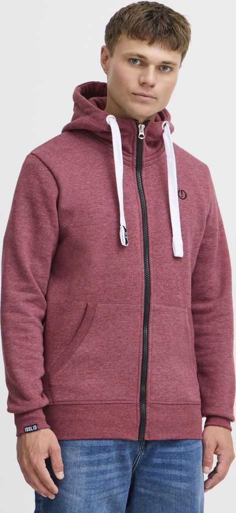 SOLID SDBenn High Neck Herren Zip-Hoodie Sweatjacke Kapuzenjacke Hoodie mit Kapuze Reißverschluss Kängurutasche Baumwollmischung Regular fit