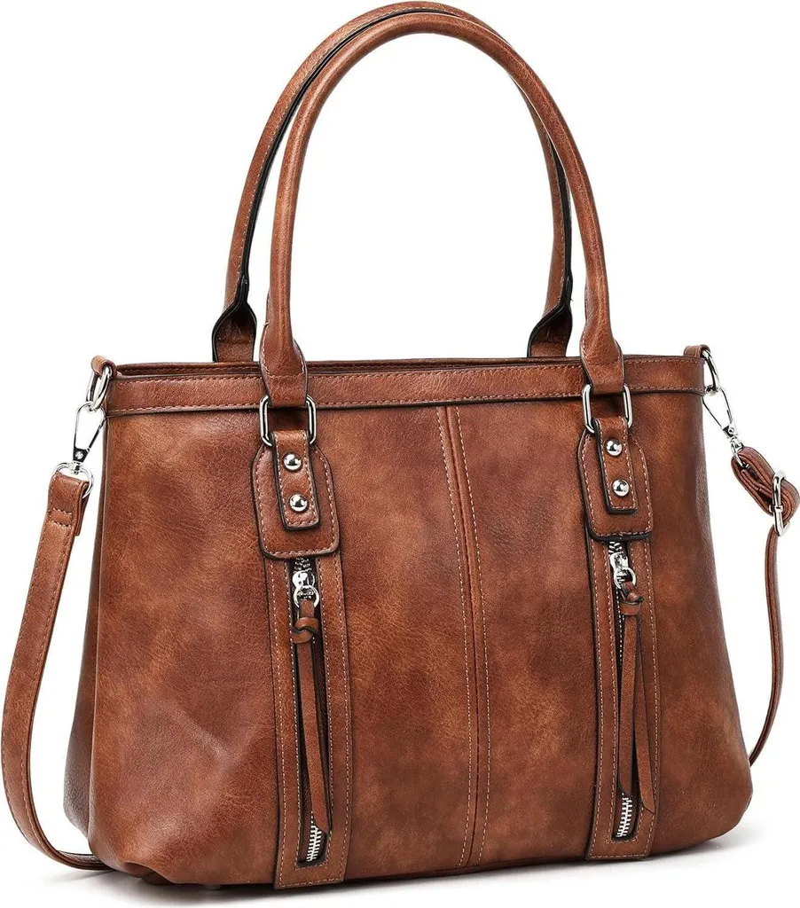 Sac à main en cuir Noir Femme : fini le manque de place avec ce Grand Sac