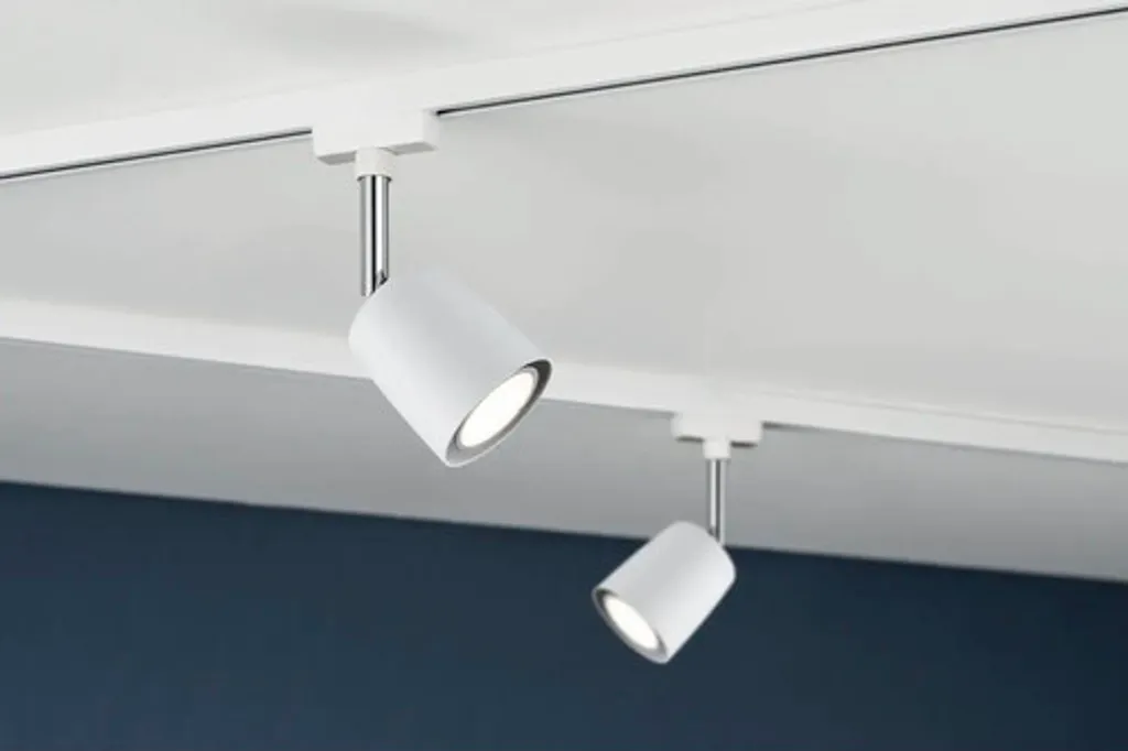 Projecteur sur Rail URail Cover Blanc Dimmable - Luminaire Plafond LED