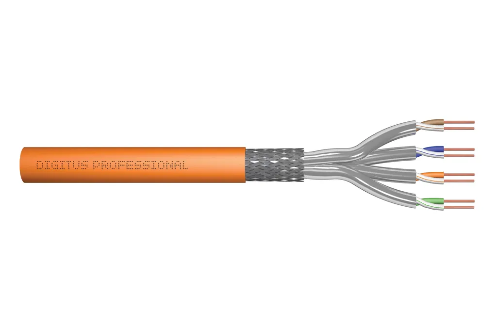 Câble réseau Cat 7 pour installation de baie de brassage