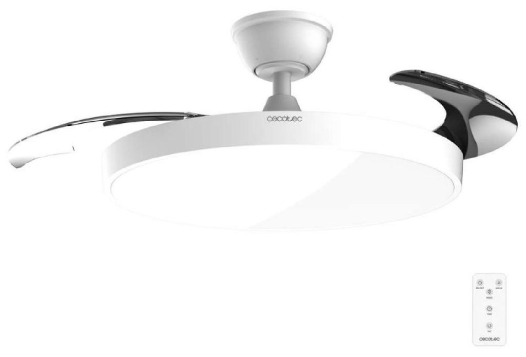 Cecotec Deckenventilator EnergySilence Aero 300 Slim Invisible. 30W DC-Motor, 3 Hocheffiziente Flügel