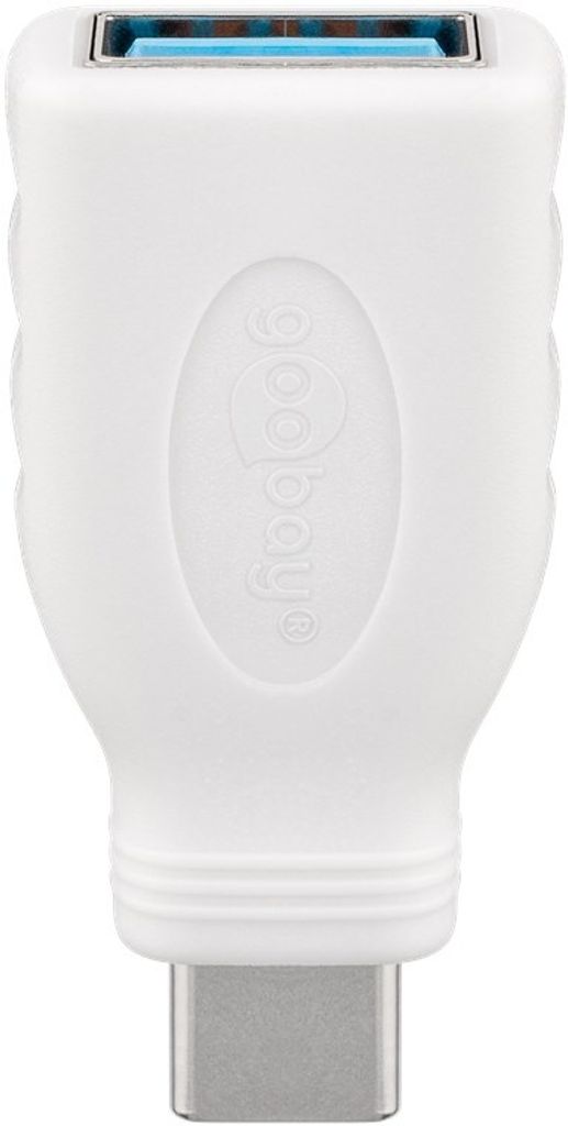 Goobay 66262 Adattatore da USB-C™ a USB A 3.0, bianco, Immagine del prodotto 