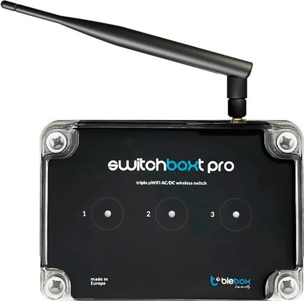 Relais Wi-Fi switchBoxT PRO avec suivi de consommation électrique 16A
