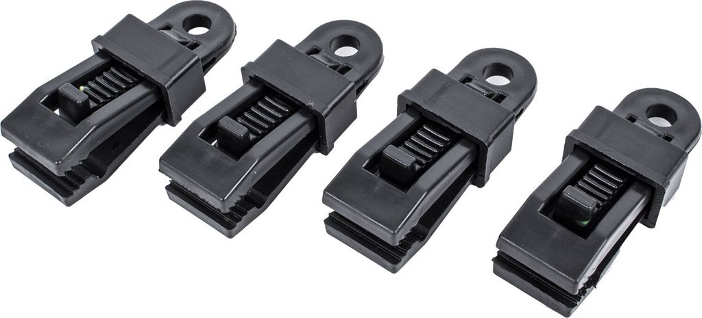 ProPlus 4er Set Vorzeltteppich Clips Kunststoff feststellbar für Wohnwagen