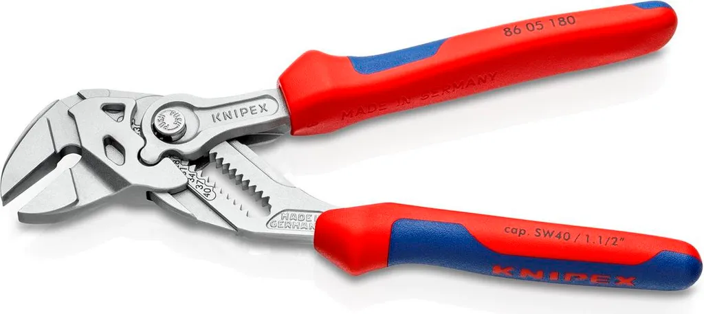 Knipex Cobra 87 02 180: Pinza Regolabile Professionale 35mm Multicomponente